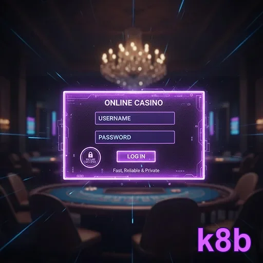 Tela do app k8b no celular com acesso ágil e seguro